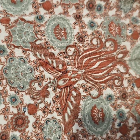 Kate quinn 12-18m ruffle side hips peacock print onesie bamboo * - Picture 6 of 6